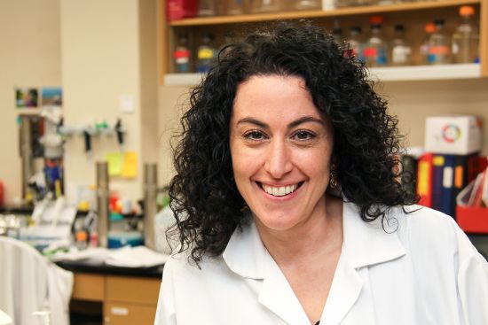 Dr. Linda Chelicos (PhD) lab studies APOBEC3, a protein that defends our cells against HIV. (Photo: USask/College of Medicine)